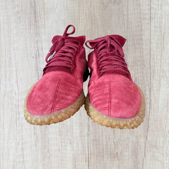 Adidas Kamanda Burgundy Suede Chunky Gum Sole Sneakers 13.5 Streetwear Y2K Retro main image 7